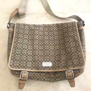 Coach Signature laptop bag